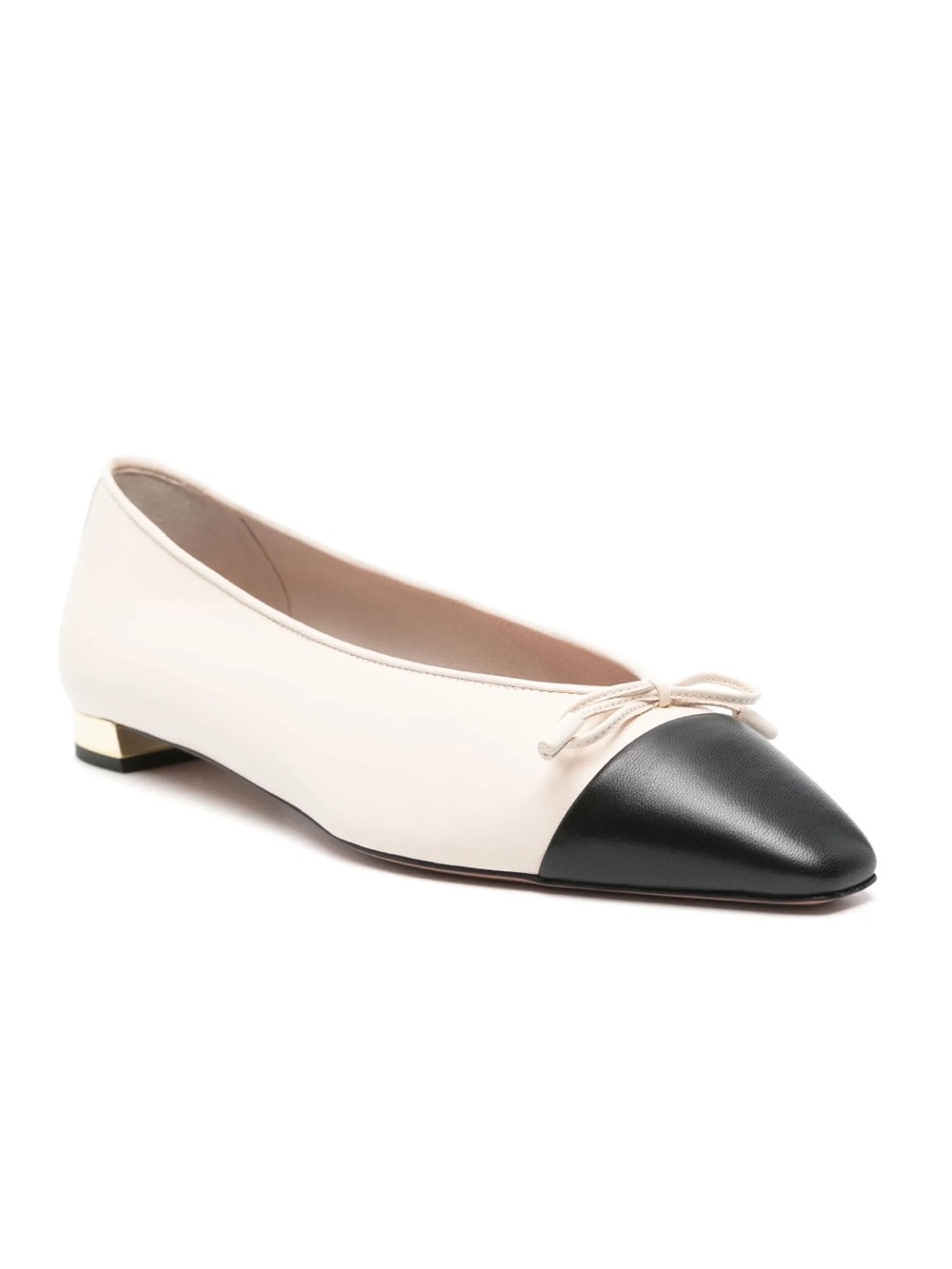 Like NWT Aquazzura Gioia Two-Tone Pointed Toe Ballerina Flats